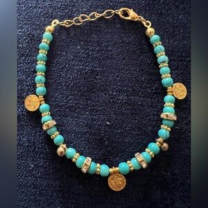 Turkish Bead & Coin Bracelet